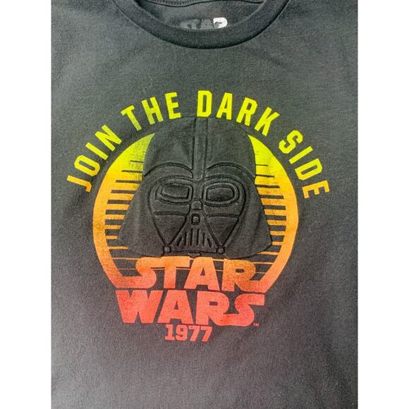 Boys Star Wars Darth Vader Join the Dark Side Short Sleeve T-Shirt, Size Medium - Picture 3 of 5
